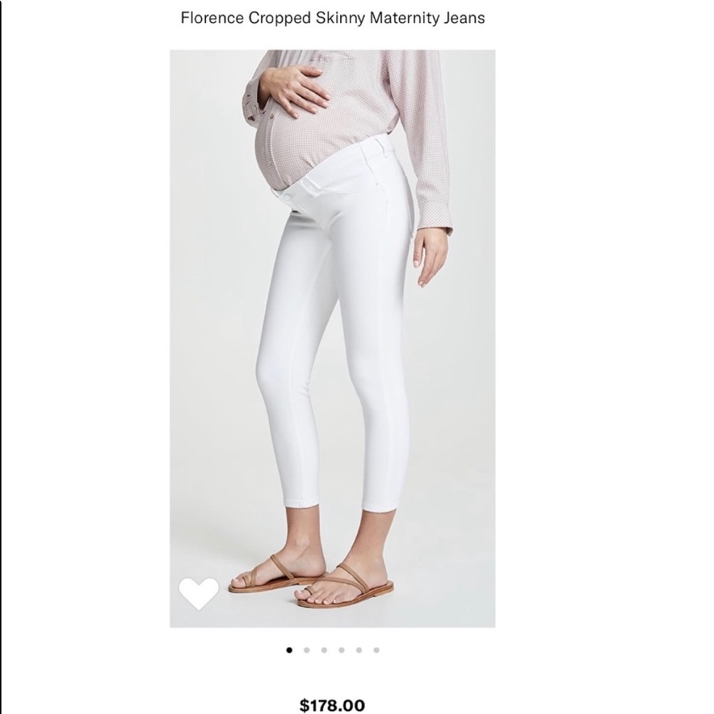 DL1961 Florence Cropped Skinny Maternity Jeans 28